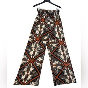 VOOM by Joy Han M wide leg maxi vibe pants EUC amazing designer ultra rare